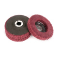 125mm nonwoven flap wheel with abrasive sanding cloth